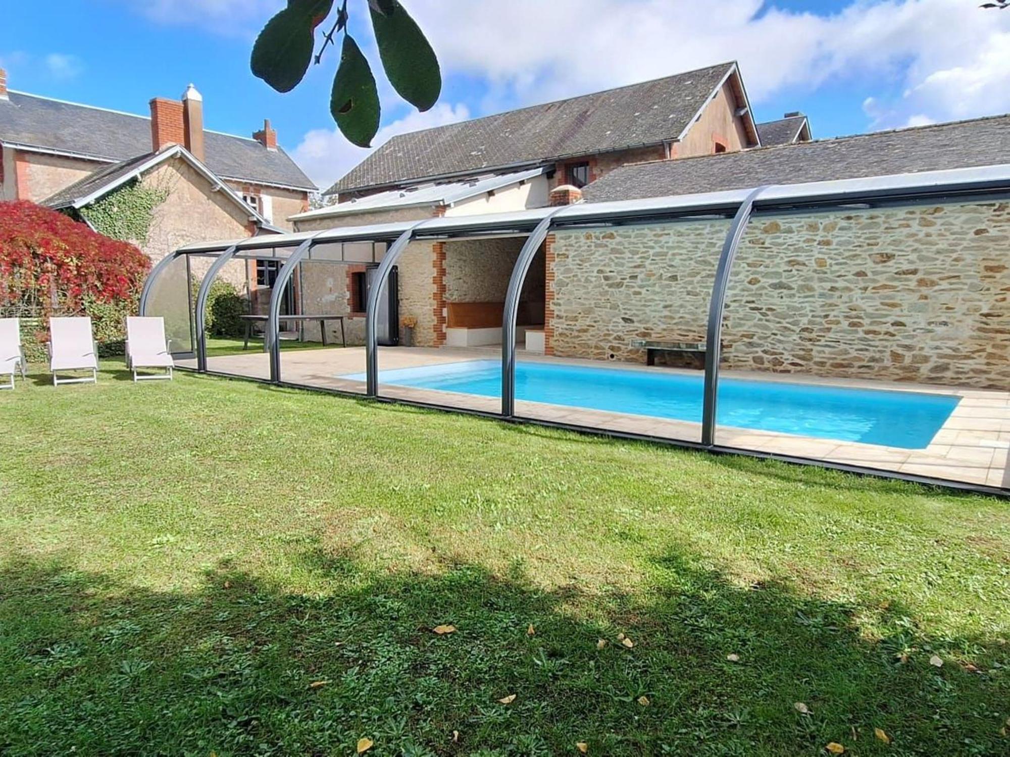 Gite Familial Avec Piscine Chauffee A Lege - Fr-1-306-1296 Luaran gambar